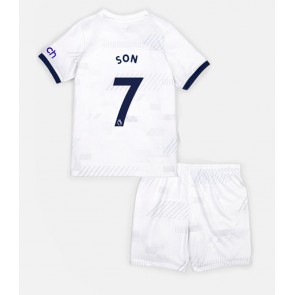 Tottenham Hotspur Son Heung-min #7 Replica Home Stadium Kit for Kids 2023-24 Short Sleeve (+ pants)